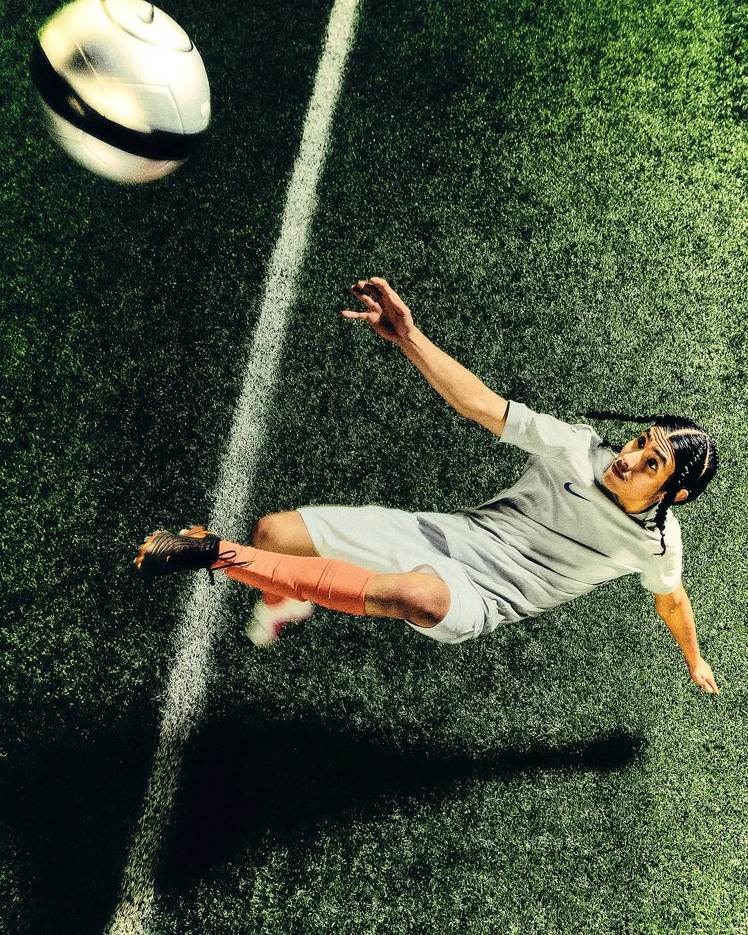 Football player building professional visibility and personal brand